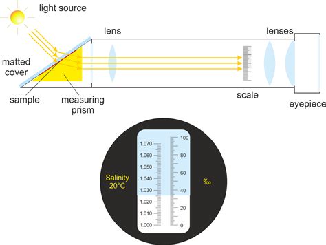 auto refractometer principle|refractometer drawing and label.